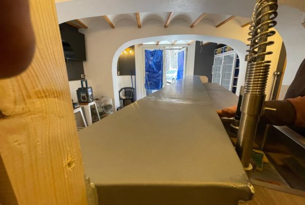 Création Bar en Zinc Quartz Ceret 66400